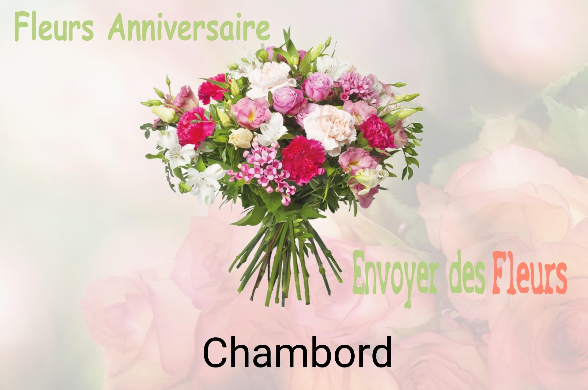 Bouquet de fleurs d’anniversaire livré à Chambord