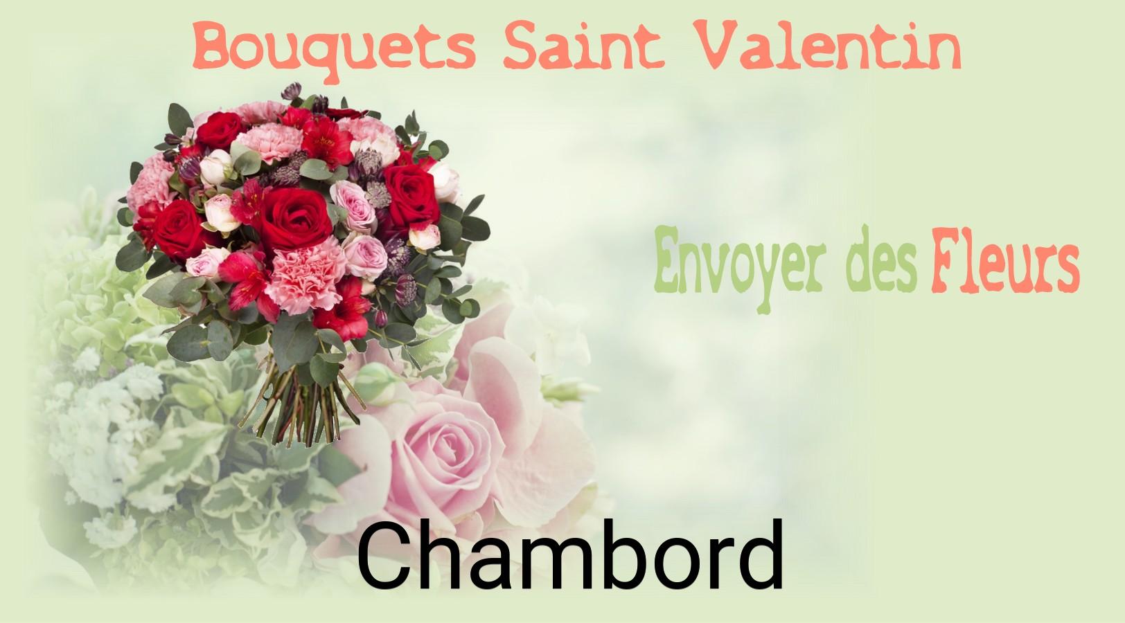 Roses de Saint-Valentin livrées à Chambord